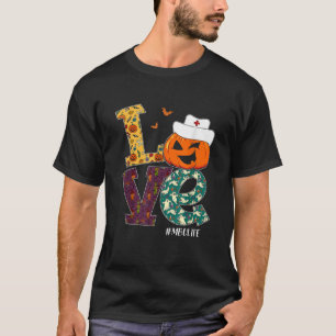 MBU Nurse Halloween Scary Pumpkin Love Nurse Life T-Shirt