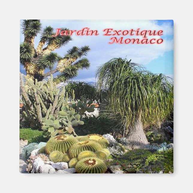 MC - Monaco - Exotic Garden Magnet (Front)
