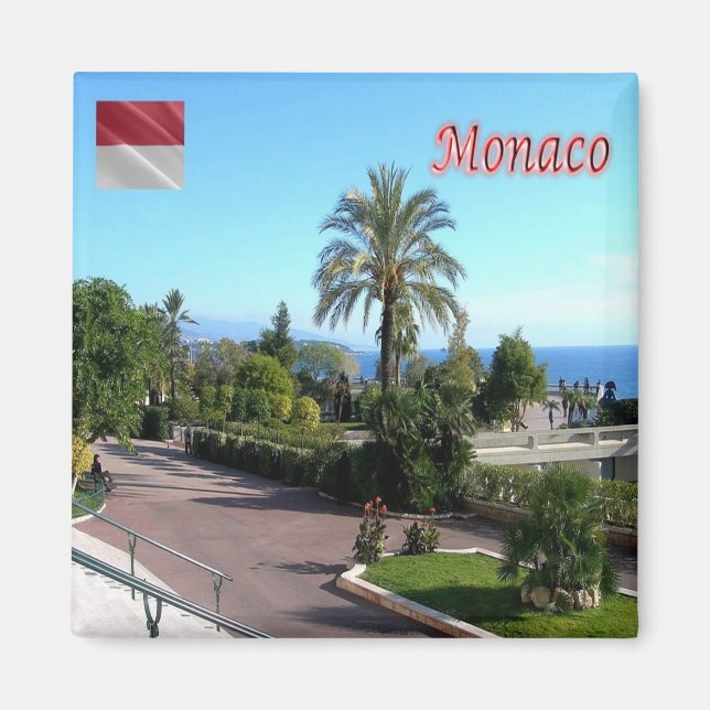 MC - Monaco - Garden - Casino Magnet (Front)