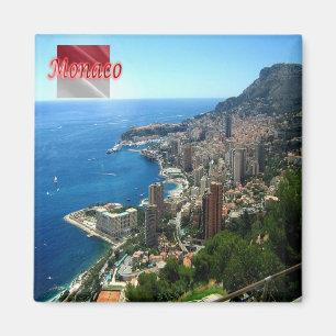 MC - Monaco - Principality of Monaco - View Magnet