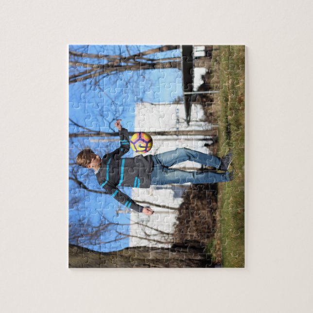 MC Soccer Puzzle, 8" x 10", 110 pieces Jigsaw Puzzle (Vertical)