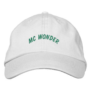 MC Wonder Christmas Holiday Wishes White-Hat Pure Embroidered Hat