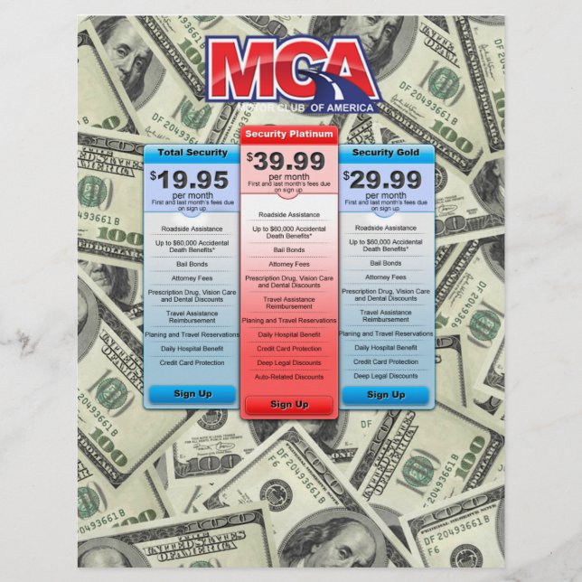 MCA FLYERS #1 (Front)
