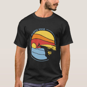 Mcafee's Knob Trail Hiking Giant Star Roanoke Grap T-Shirt