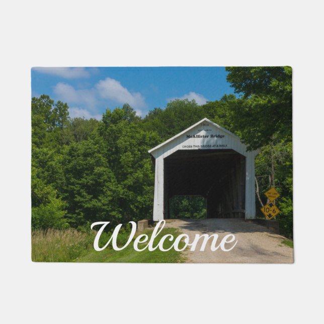 McAllister Bridge Welcome Doormat (Front)