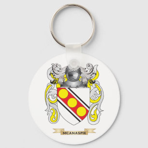 McAnaspie Coat of Arms (Family Crest) Key Ring