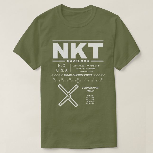 MCAS Cherry Point / Cunningham Field NKT T-Shirt (Design Front)