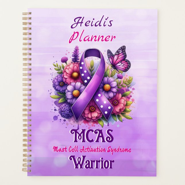 MCAS Mast Cell Activation Syndrome Awareness  Planner (Front)