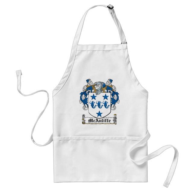 McAuliffe Family Crest Standard Apron (Front)