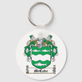 McCabe Family Crest Key Ring