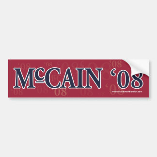 McCain 08 Bumper Sticker