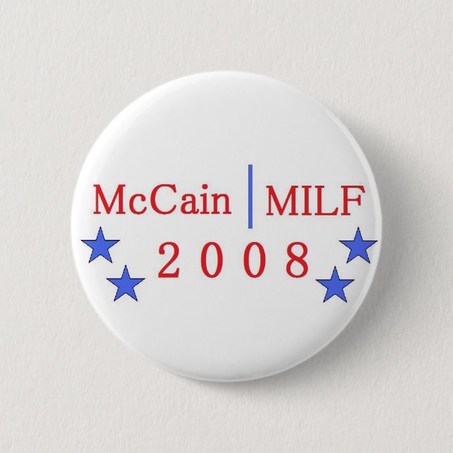 McCain / MILF button (Front)