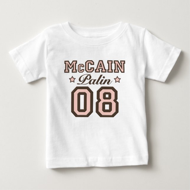 McCain Palin 08 Toddler Long Sleeve Tee Shirt (Front)