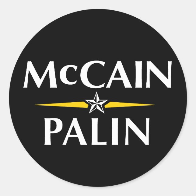 Mccain Palin Sticker (Front)