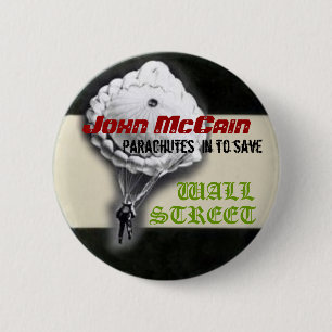McCain Parachuting Button