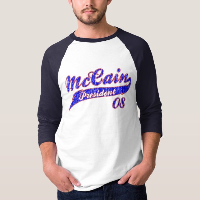 McCain President baseball shirt (Front)