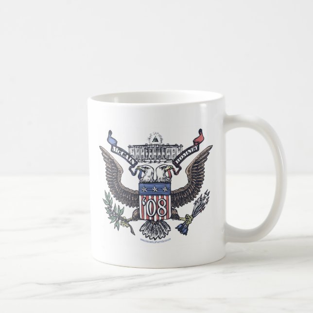 McCain Romney 2008 Coffee Mug (Right)