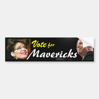 mccain, Vote, Maverick,mccain plain, john mccain Bumper Sticker