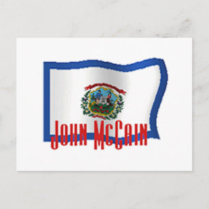 McCain West Virginia Postcard