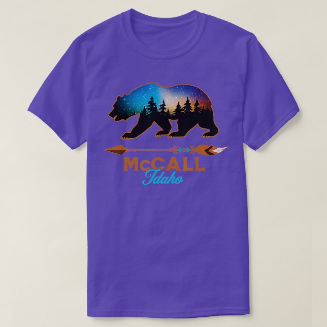 McCall Idaho Souvenir  T-Shirt (Design Front)