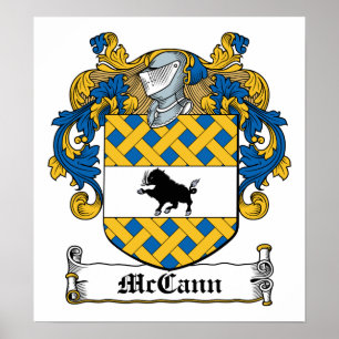 McCann Family Crest Poster