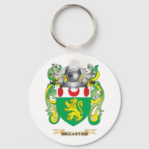 McCartan Coat of Arms (Family Crest) Key Ring