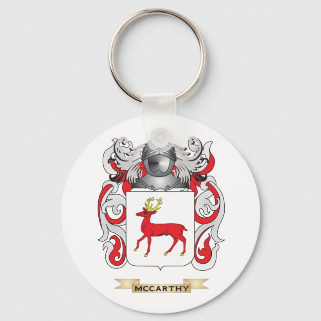 McCarthy Coat of Arms (Family Crest) Key Ring (Front)