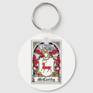 McCarthy Family Crest Key Ring