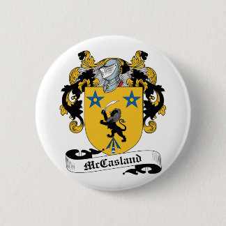 McCasland Family Crest 6 Cm Round Badge