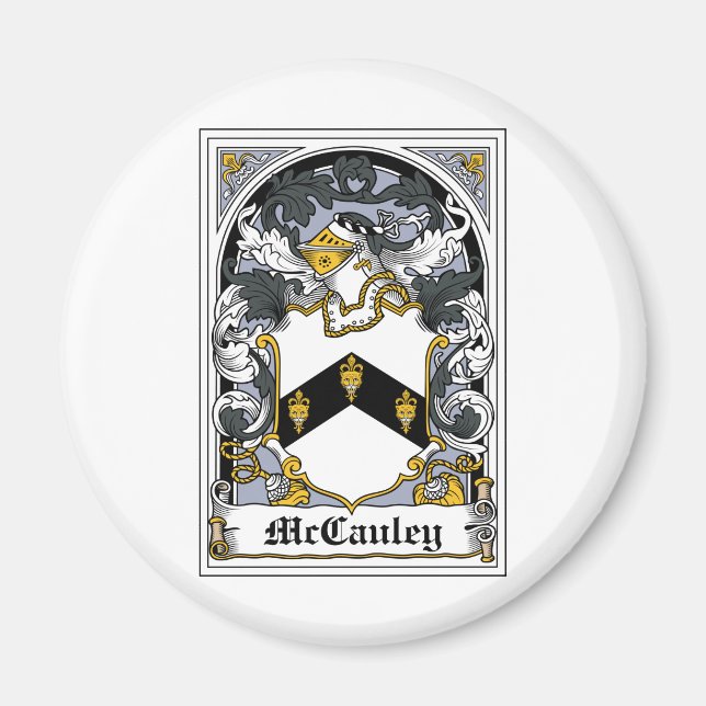 McCauley Family Crest Magnet (Front)