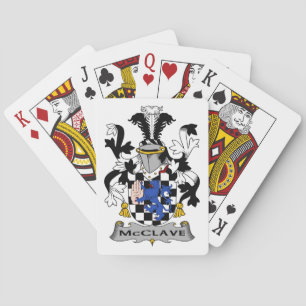 McClave Family Crest Playing Cards