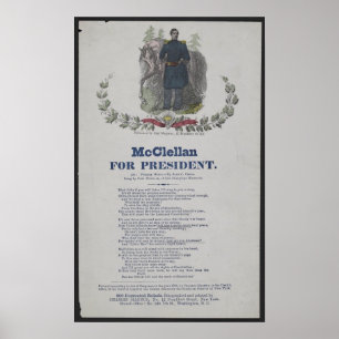 McClellan for President Poster