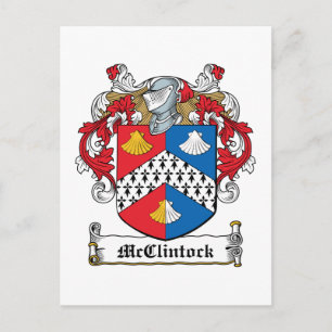 McClintock Family Crest Postcard