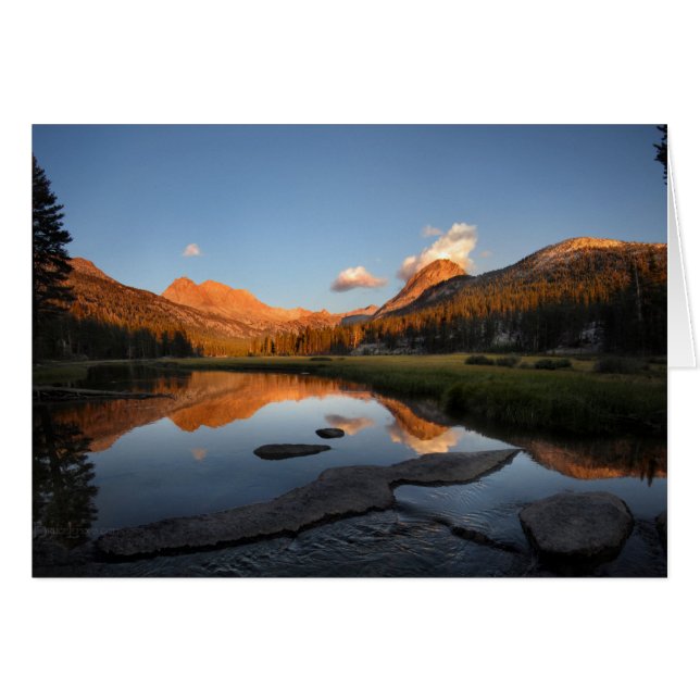 McClure Meadow Sunset Alpenglow - John Muir Trail (Front Horizontal)