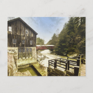 MCCONNELLS MILL STATE PARK - PENNSYLVANIA USA POSTCARD