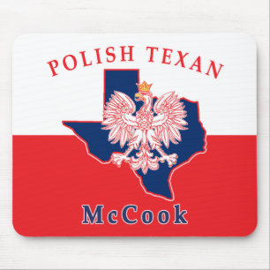 McCook Polish Texan Mouse Pad