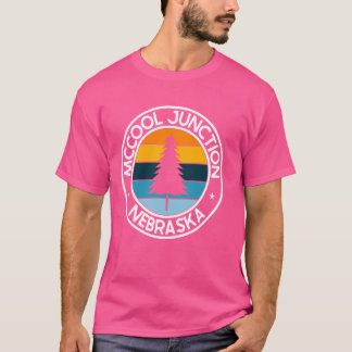 Mccool Junction Nebraska NE USA City Pride Retro S T-Shirt