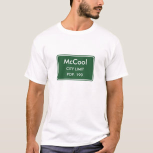 McCool Mississippi City Limit Sign T-Shirt