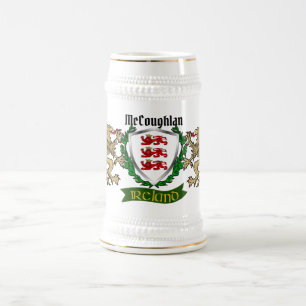 McCoughlan/Cochlan Irish Shield Beer Stein