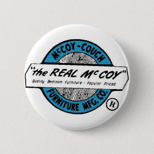 McCoy Couch Furniture MFG. CO 6 Cm Round Badge