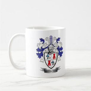 McCracken Family Crest Coat of Arms Coffee Mug