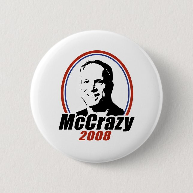 MCCRAZY 2008 6 CM ROUND BADGE (Front)