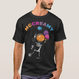 Mccreamy Space Astronaut Funny Youtuber Ngmrfresha T-Shirt