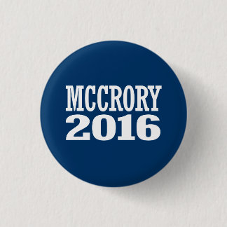 McCrory - Pat McCrory 2016 3 Cm Round Badge