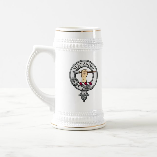McCulloch Crest Badge Beer Stein (Left)