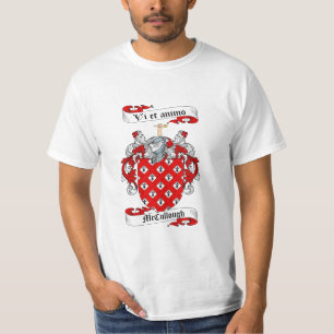 Mccullough Family Crest - Mccullough Coat of Arms T-Shirt
