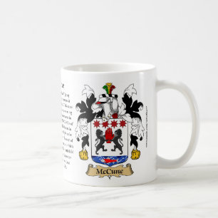 McCune, the Origin, the Meaning and the Crest Coffee Mug