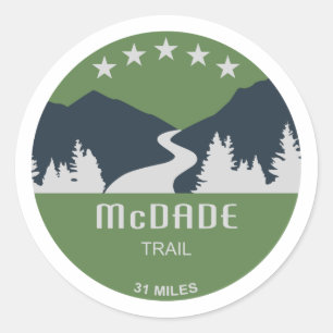 McDade Trail Classic Round Sticker