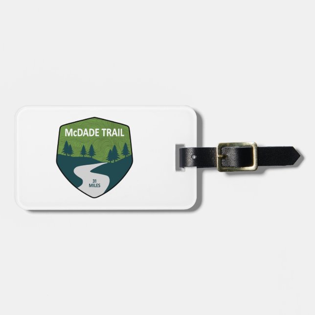 McDade Trail Luggage Tag (Front Horizontal)