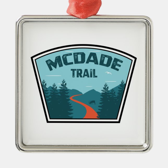 McDade Trail Metal Tree Decoration (Front)